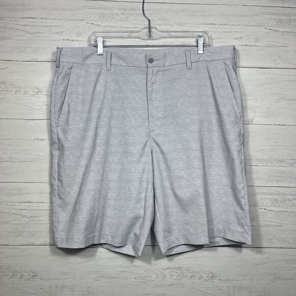 PGA tour mens flat front gray golf shorts size 40 - Picture 1 of 4